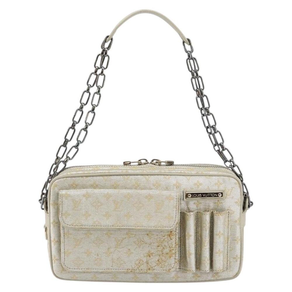Louis Vuitton Monogram Shine Mckenna Shoulder Bag Gold